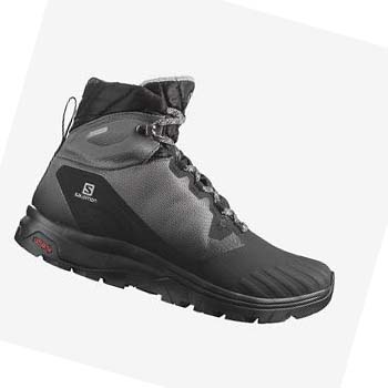 Salomon WoVAYA BLAZE THINSULATE™ CLIMASALOMON™ WATERPROOF Kadın Yürüyüş Ayakkabısı Siyah | TR 2806VRW